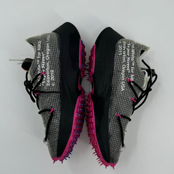 Nike x Off-White Black Laser Fuchsia Vapor Street Sneakers Size 7 - Picture 5 of 12